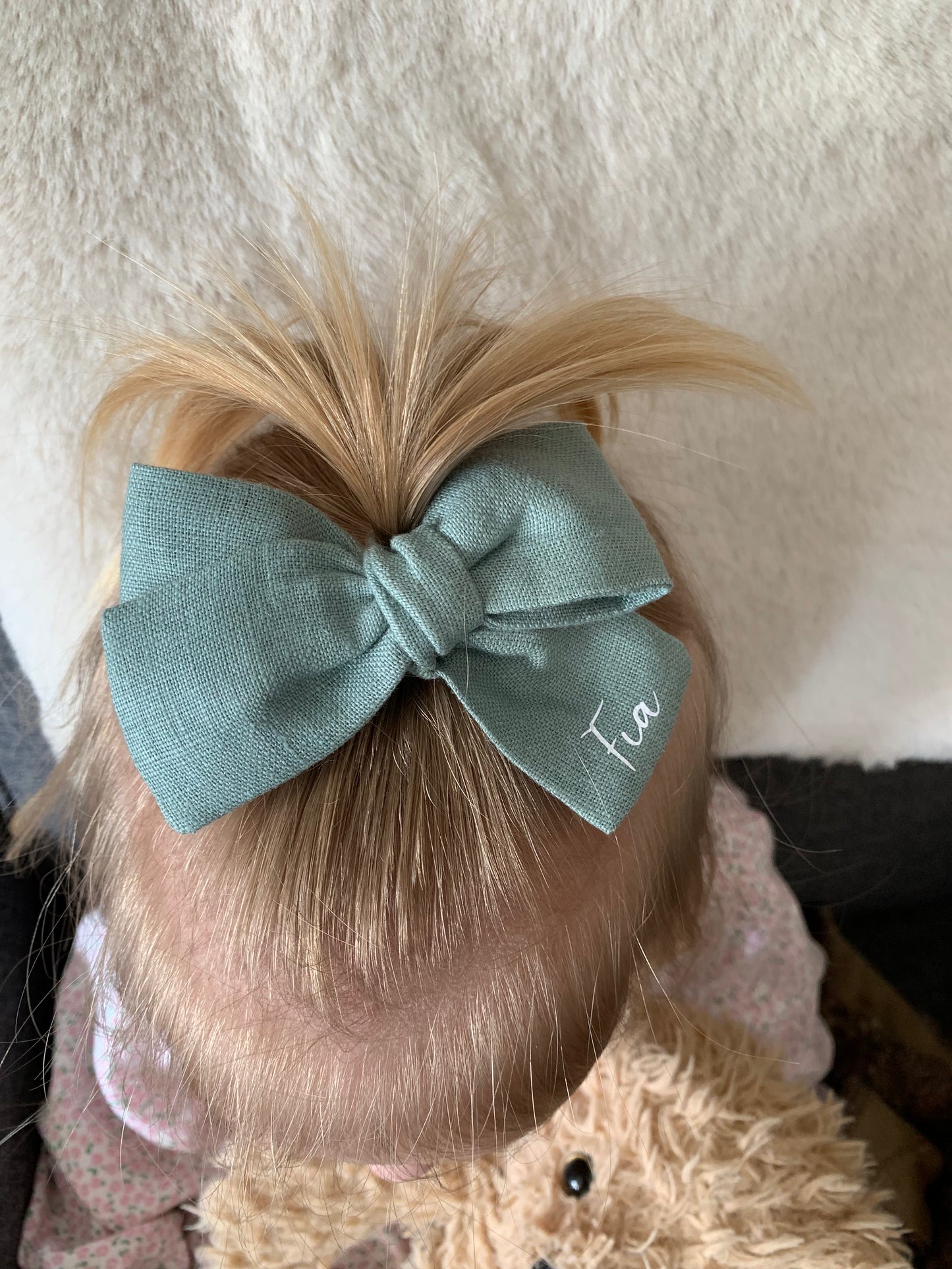 personalized name bow