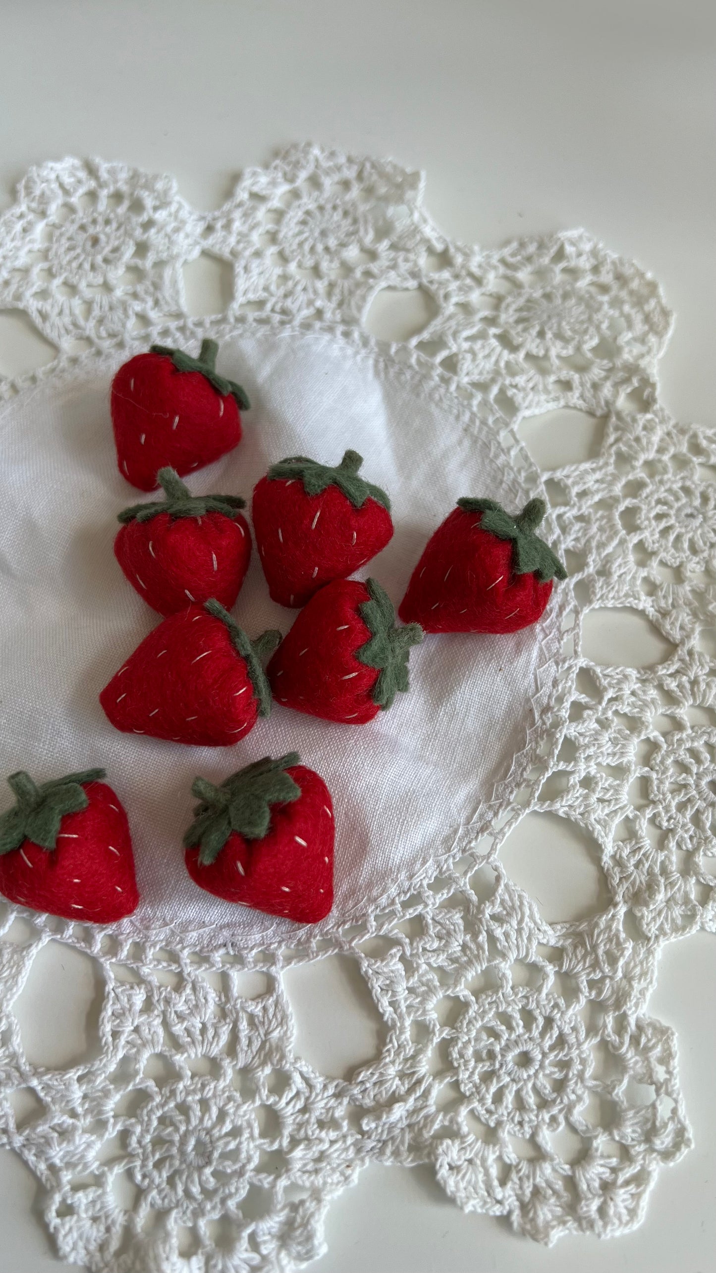 felt food | strawberries