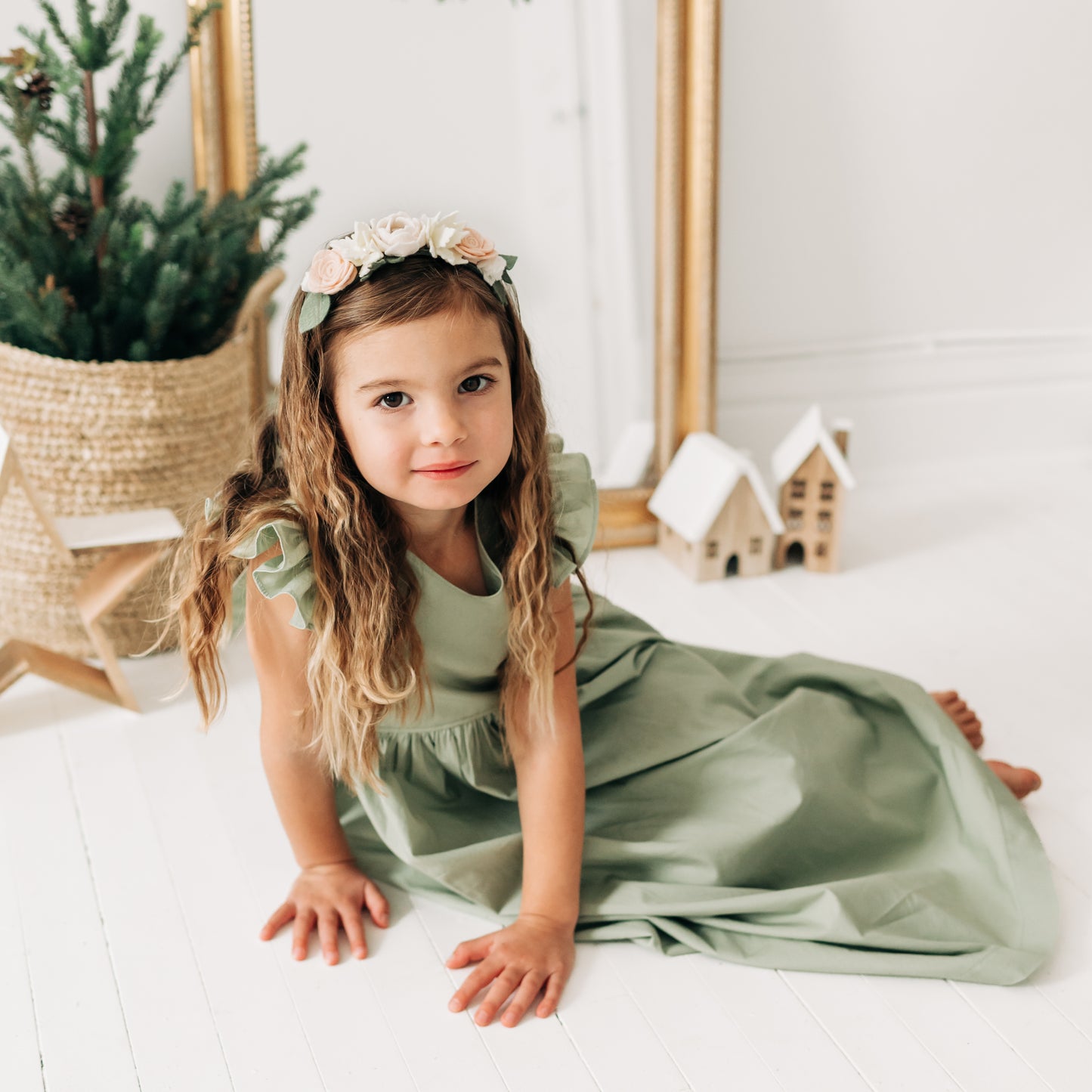 rose peony poinsettia full crown