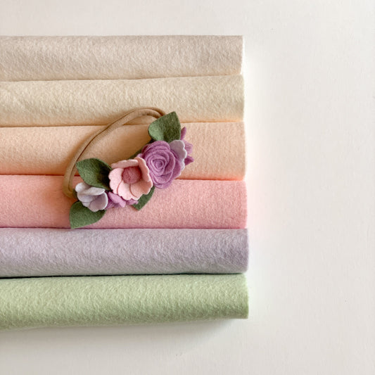 purple and pink half crown