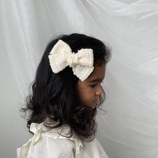 white jute | regular bow