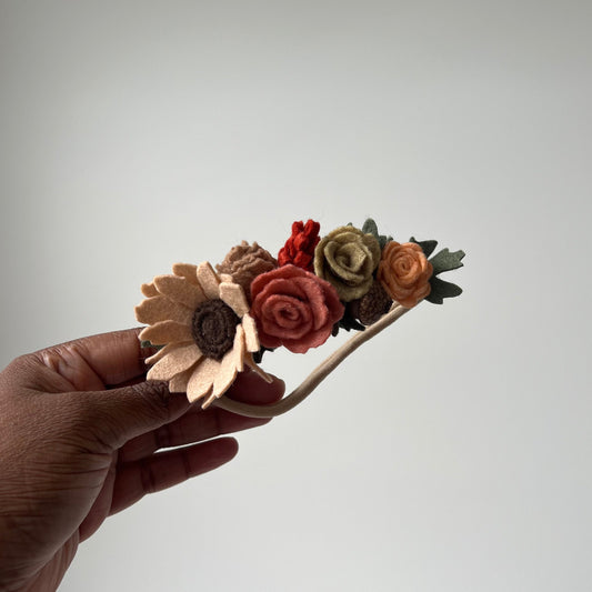 terracotta and bronze half crown