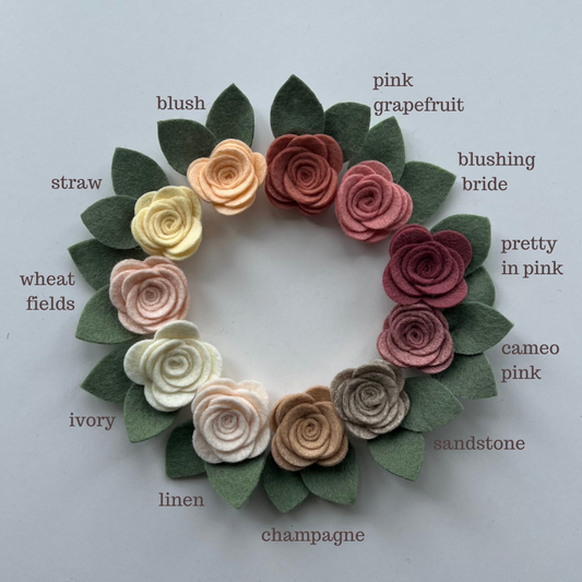 neutral single flowers