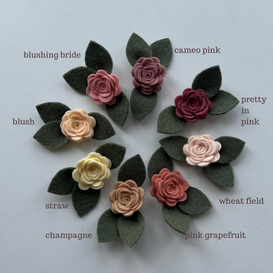 tiny neutral single flowers