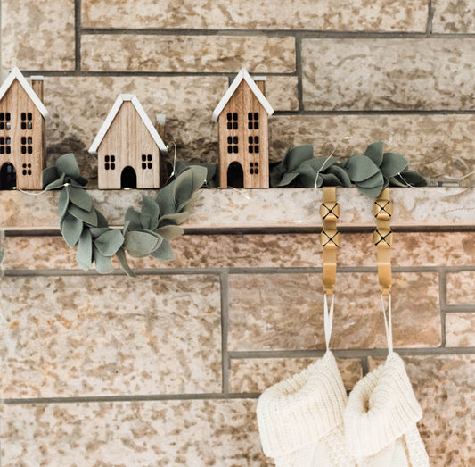 felt leaf garland