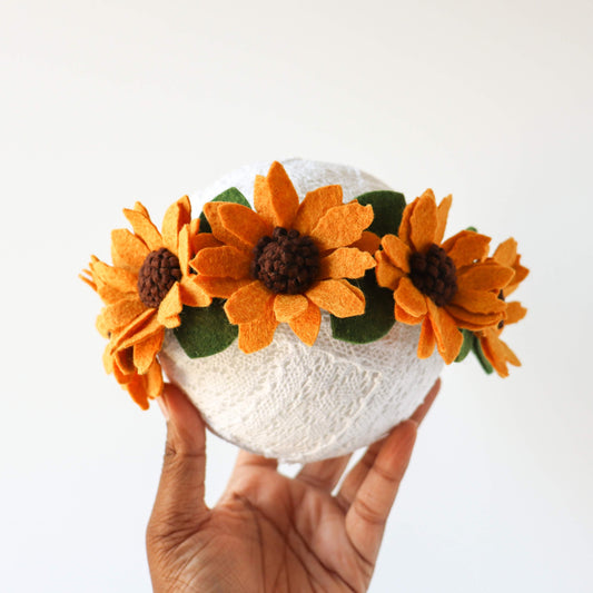 wild sunflower crown