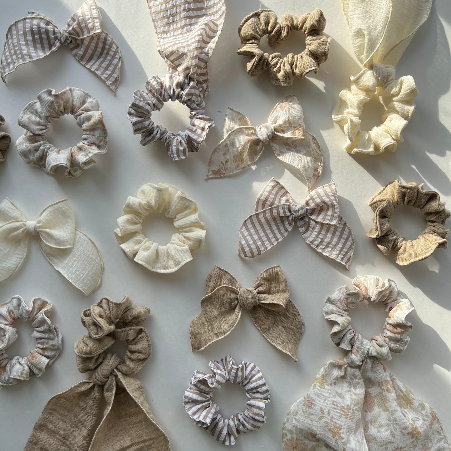 cream scrunchie