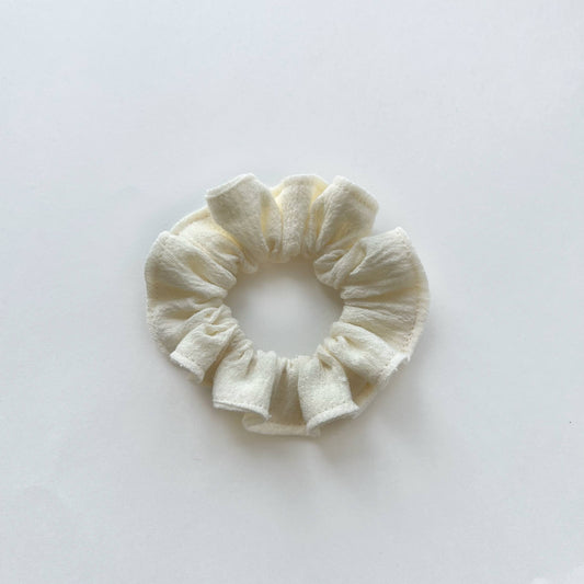 cream scrunchie