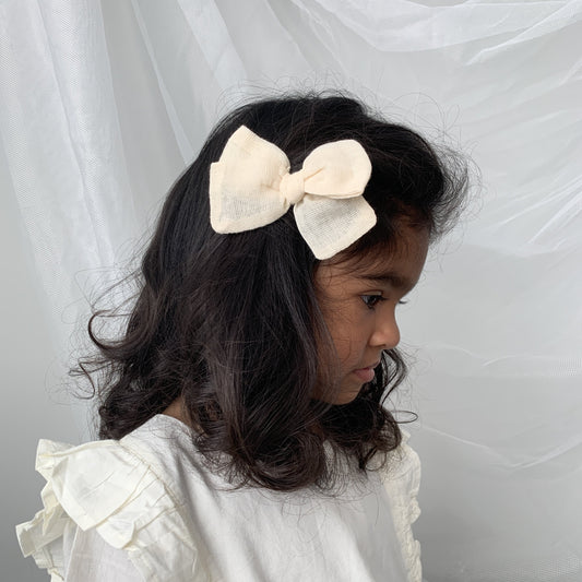 muslin weave | regular bow