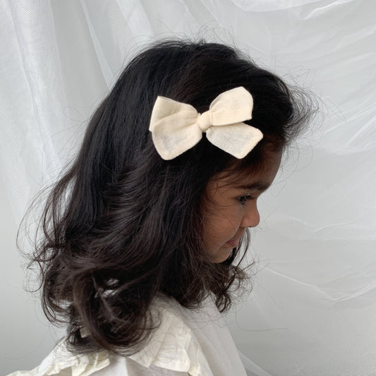 muslin weave | baby bow