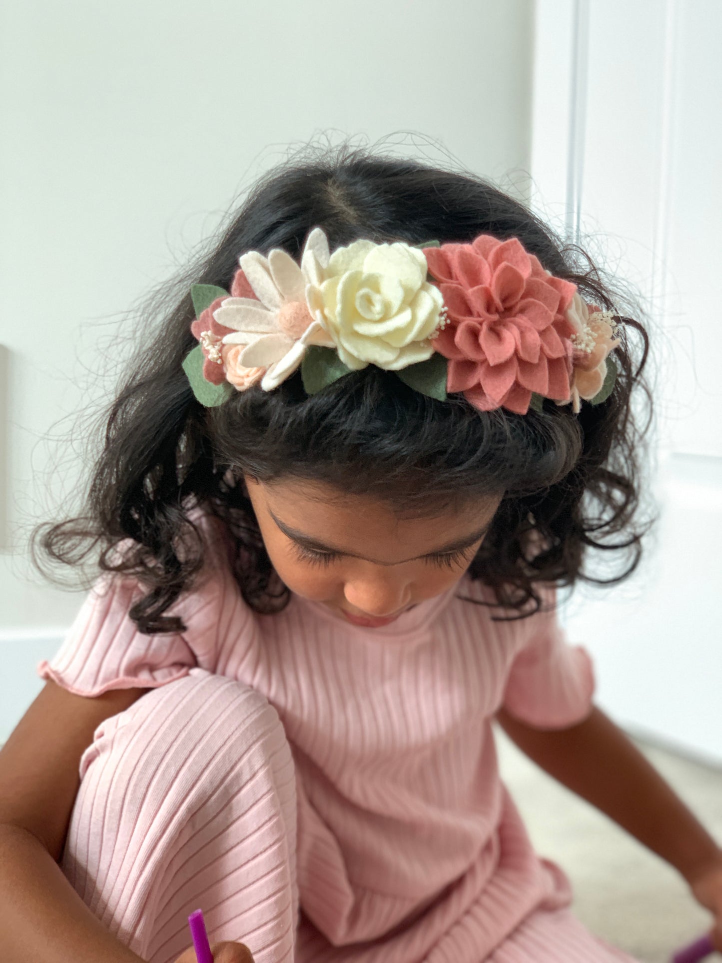 summer floral crown