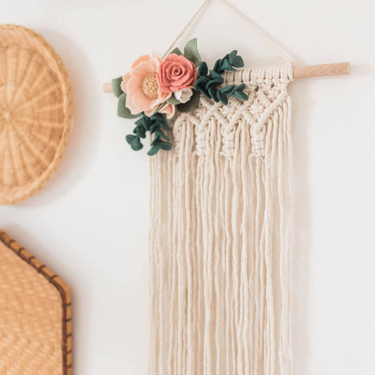 macrame bow holder