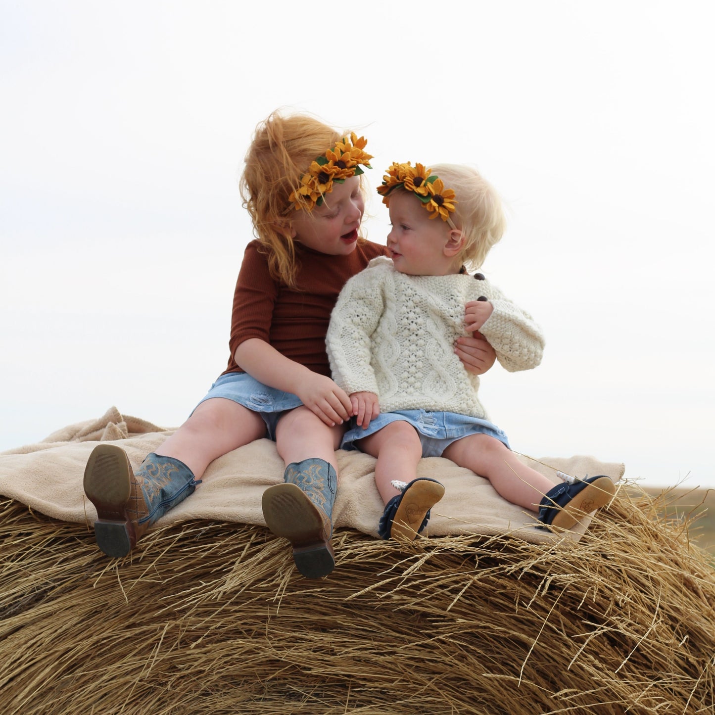 wild sunflower crown