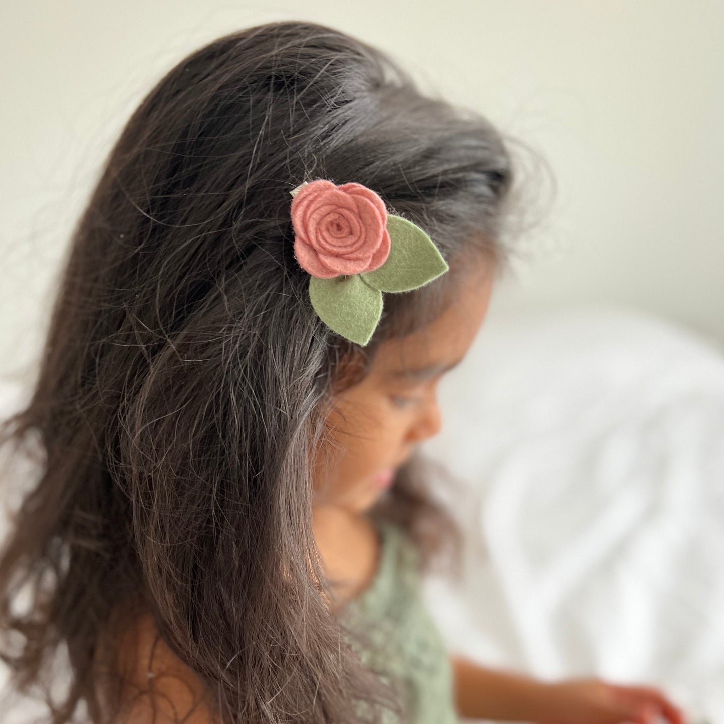 felt single flowers