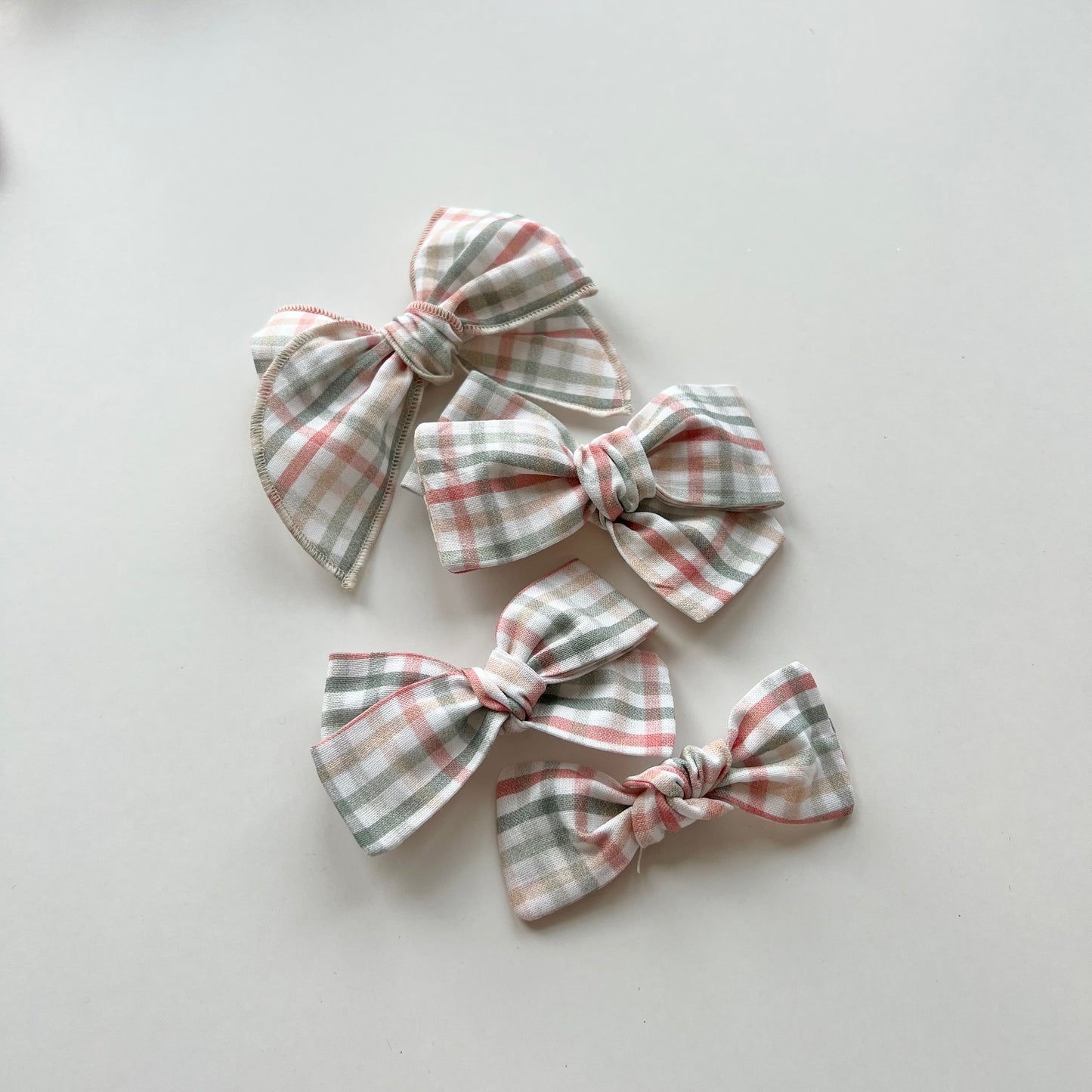 muted gingham