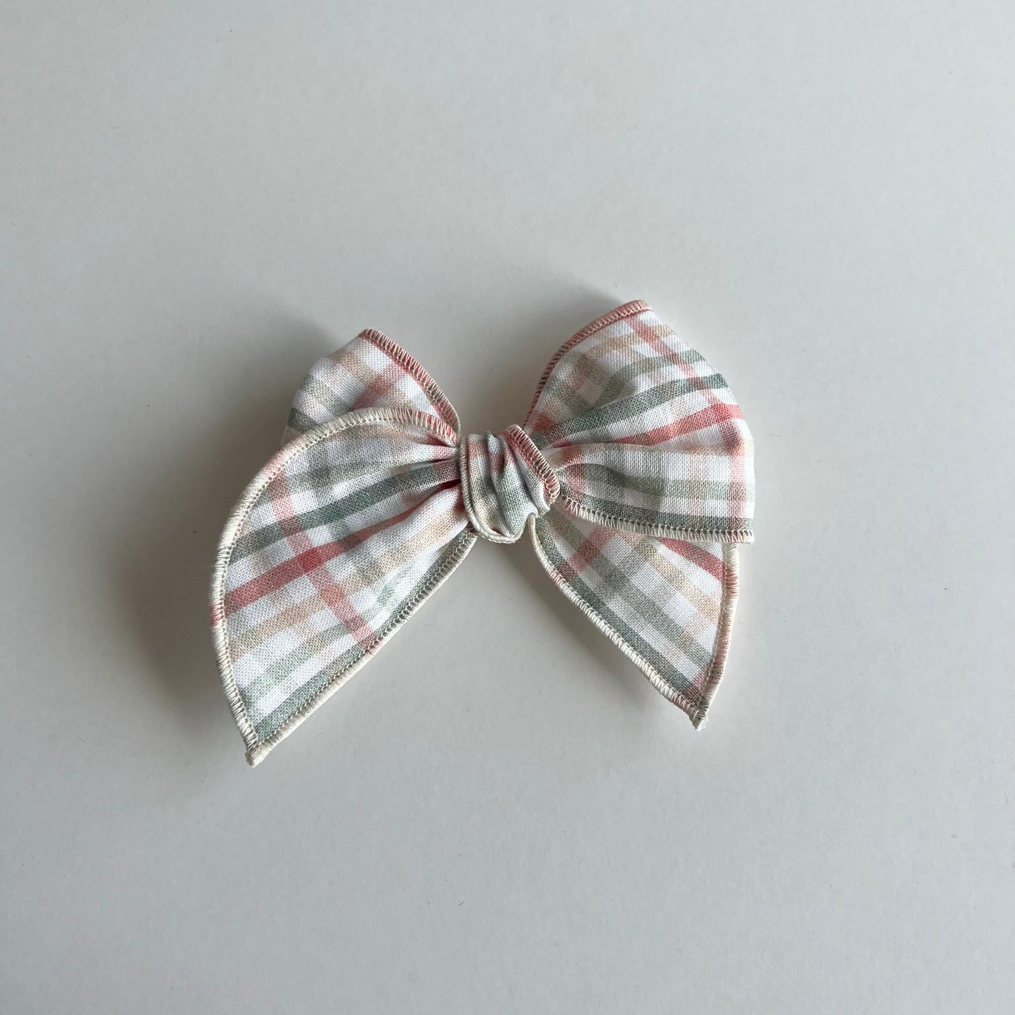 muted gingham