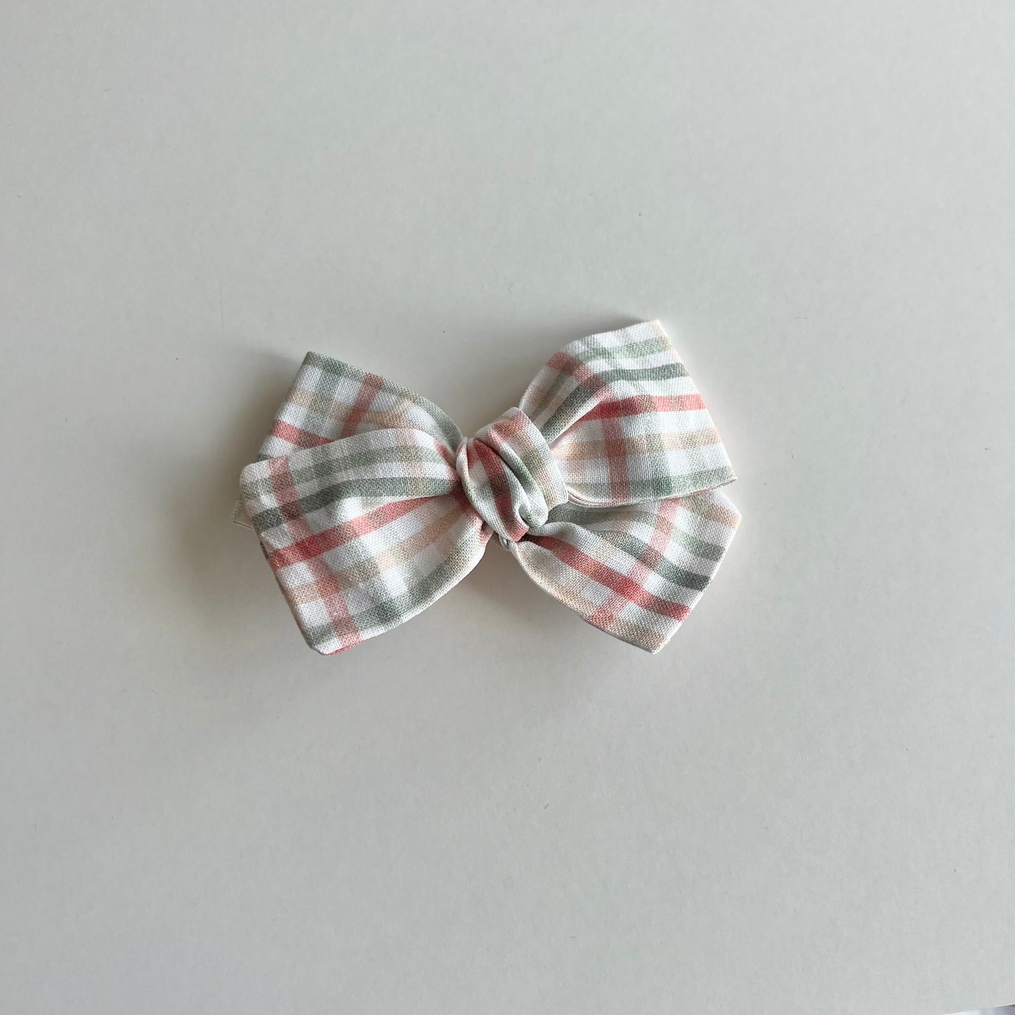 muted gingham