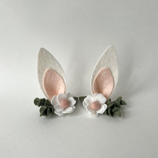 floral + eucalyptus bunny ears